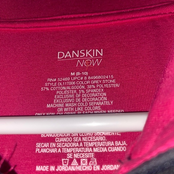 Danskin Now Womens Pink and Black Casual Jacket - Picture 3 of 3